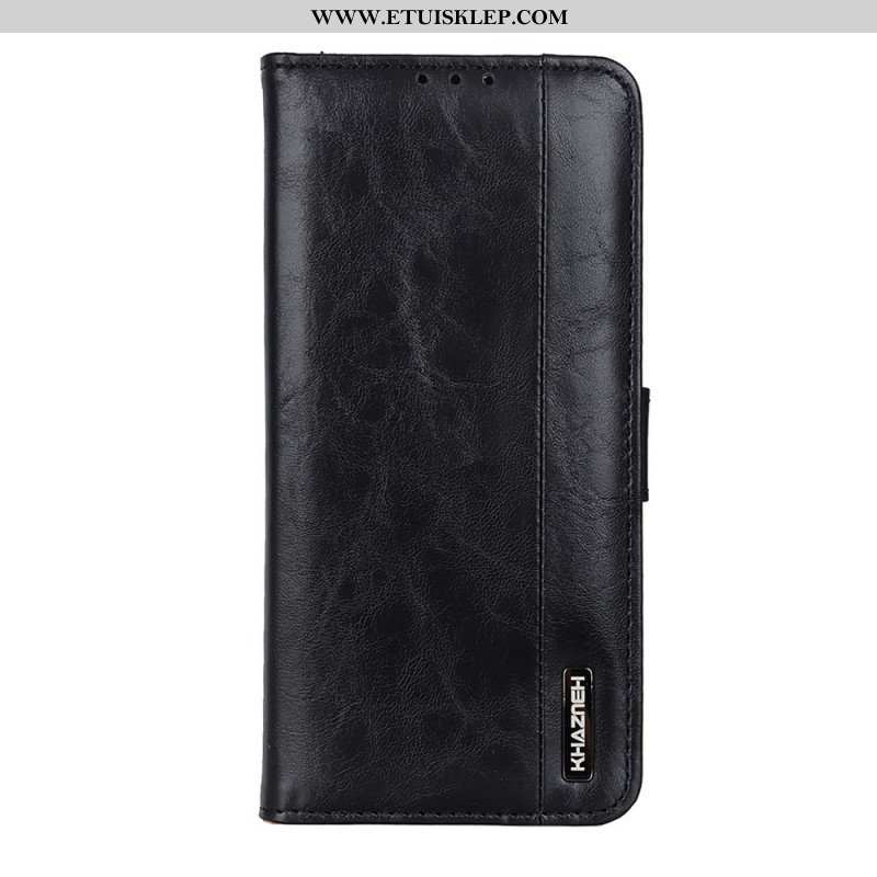 Etui Folio do Samsung Galaxy A13 5G / A04s Khazneh Elegancki Skórzany Styl